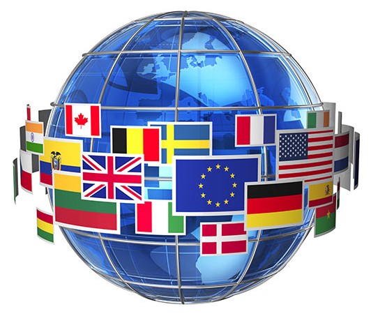 Language Selector Globe